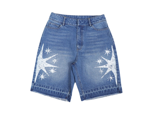 Star Denim Shorts - Available Soon
