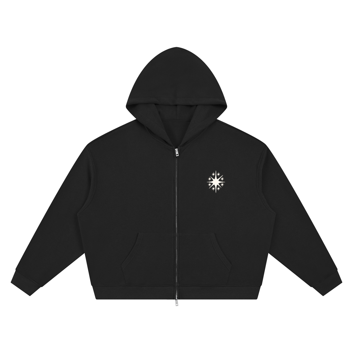 For Stars Only Waffle Zip Hoodie