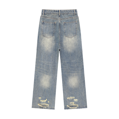 Distressed Constellation Denim