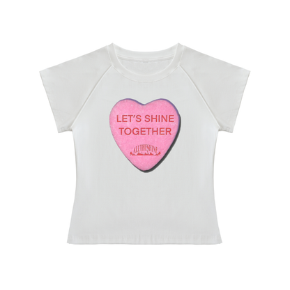 Let's Shine Together Crop Top