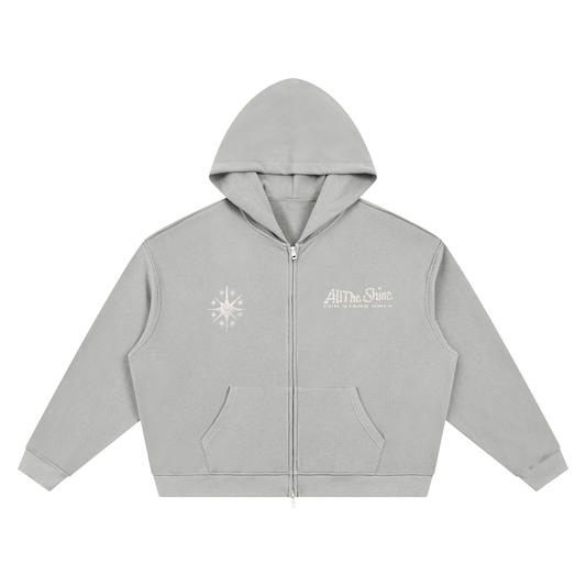 For Stars Only Waffle Zip Hoodie