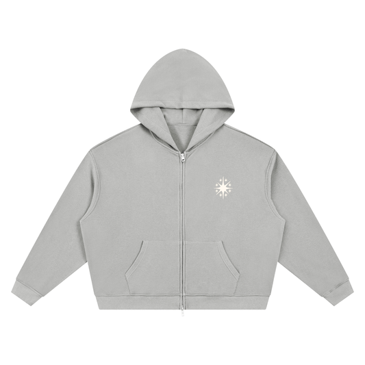 For Stars Only Waffle Zip Hoodie