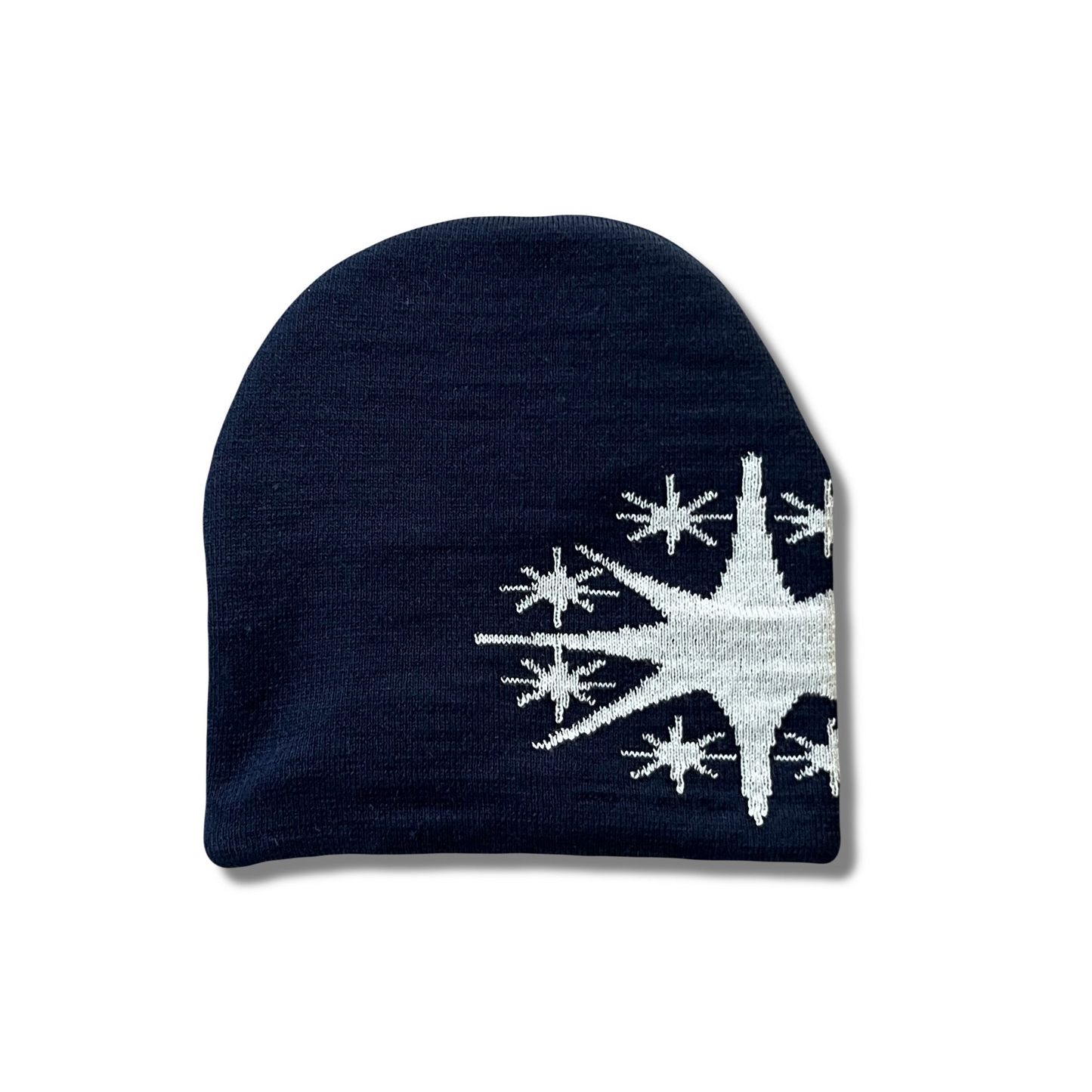 Navy Star Beanie